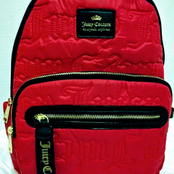 juicy couture backpack red
